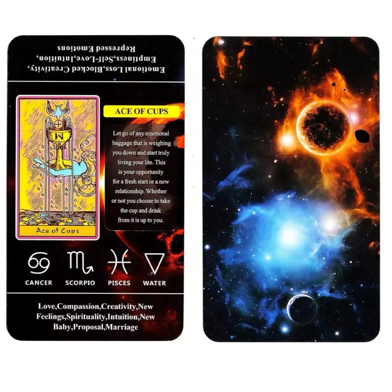 Tarot for Beginners Pocket Card Deck with Meanings tarot card oracle card classic