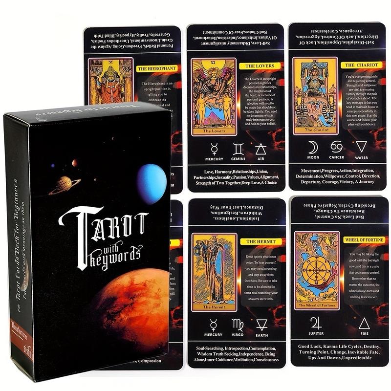 Tarot for Beginners Pocket Card Deck with Meanings tarot card oracle card classic