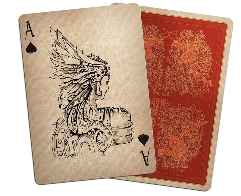 BICYCLE Valkyrie Playing Cards - Hand-drawn Deck of Norse Mythology