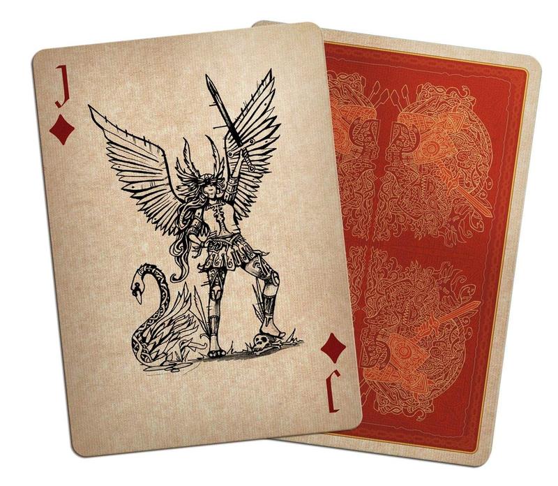 BICYCLE Valkyrie Playing Cards - Hand-drawn Deck of Norse Mythology