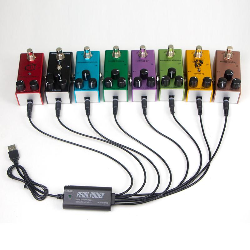 Guitar Pedal Power Supply, 1-8 Channel Guitar Pedal Power Supplies, USB Plug-in Music Effects Power Supply Tool, Music Accessories