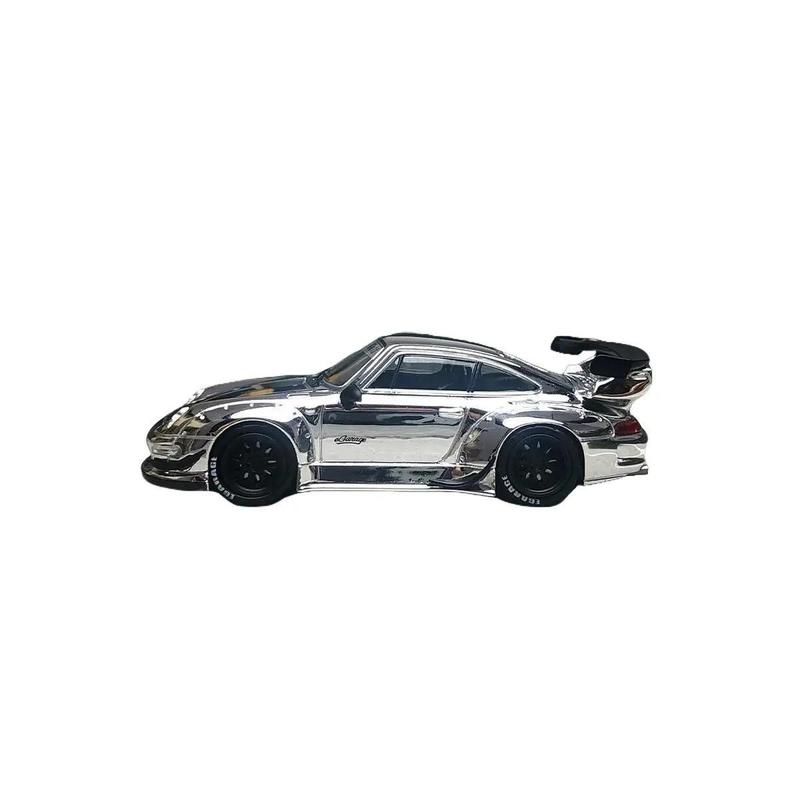 RWB993 Chrome Plated Porsche Diecast Car