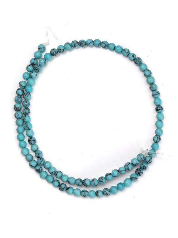 Turquoise Stone Beaded, Natural Stone Beaded,  Diy Jewelry Making Supplies for Necklace and Bracelet, Fashion Accessories for Women & Girls for Holiday Engagement Gift