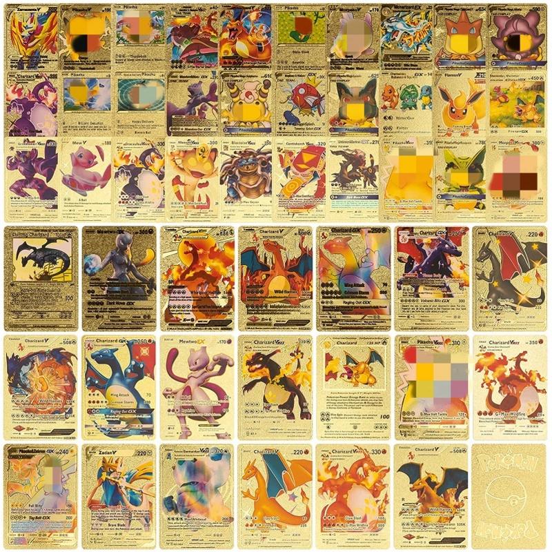 Premium 72 Golden Pokémon Cards - Rare & Luxurious