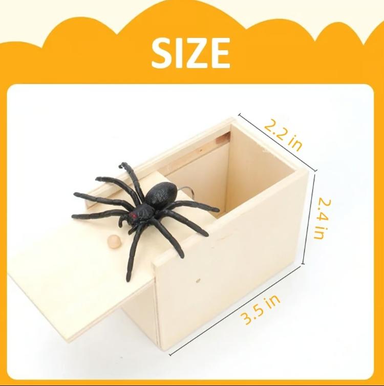 Spider Horror Prank Box - Perfect Halloween, Christmas, Thanksgiving Gift