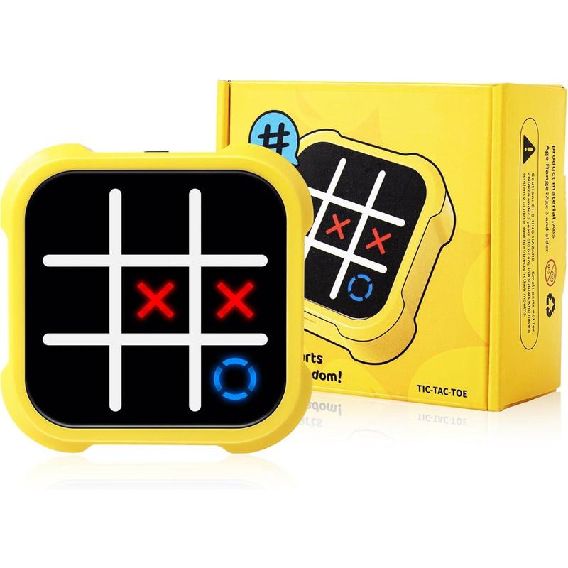 Tic Tac Toe Bolt Game, 3-in-1 Handheld Puzzle Game Console, Portable Travel Games for Educational and Memory Growth, Fidget Toys Games for Kids and Adults, Birthday Gifts for All Ages