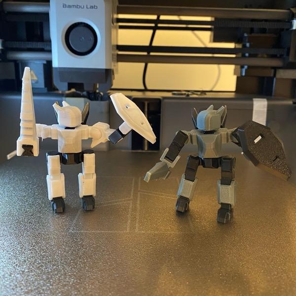 3D Printed Mystery Mech Battle Packs – Fully Articulated Sci-Fi Mini Mechs