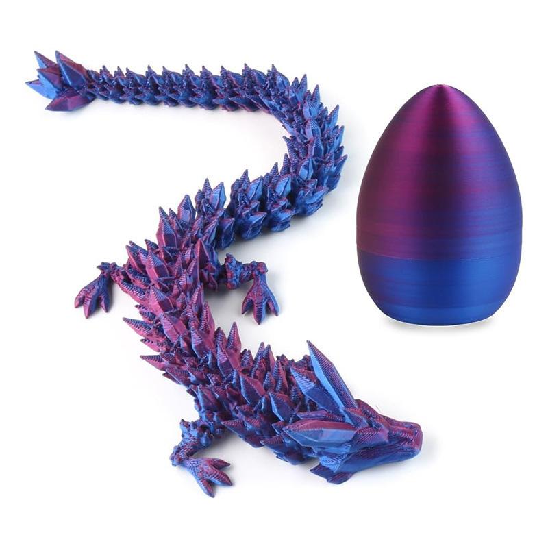 Crystal Dragon With Egg