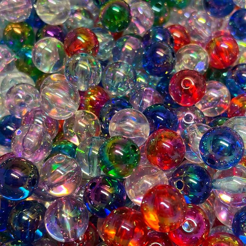 Colored 15 Pack 16MM Beads for Crafting - Perfect for Pens & Keychain Bars