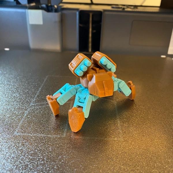 3D Printed Mystery Mech Battle Packs – Fully Articulated Sci-Fi Mini Mechs