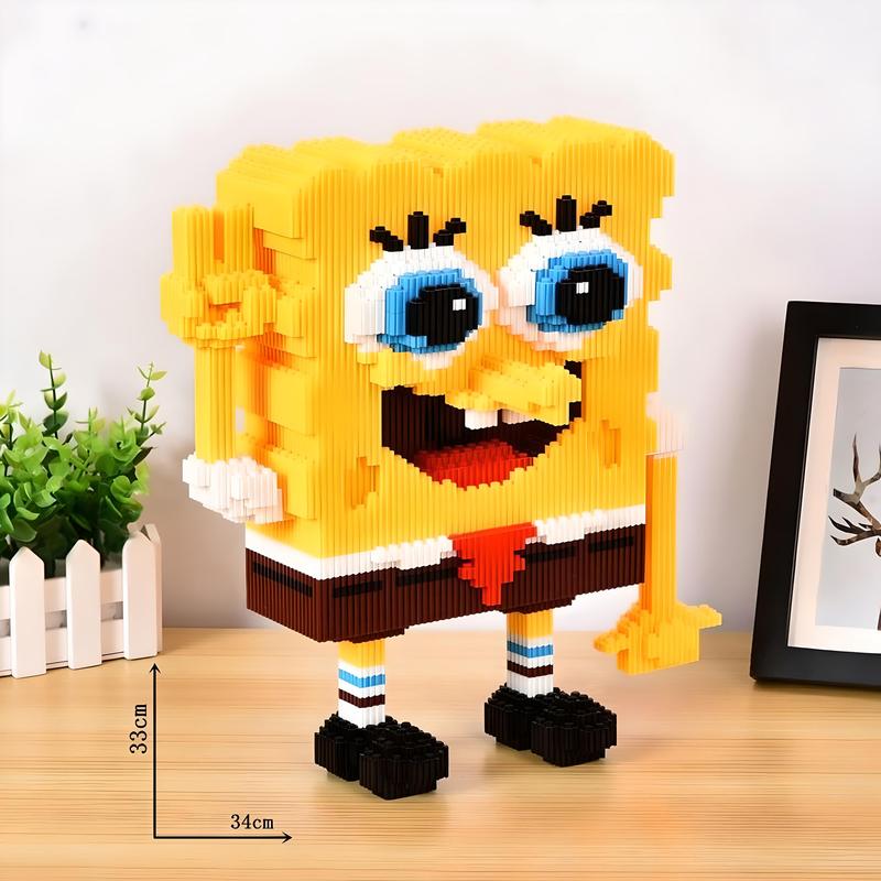 Cubi Animation Series Bob and Patrick DIY Model (2156 PCS)