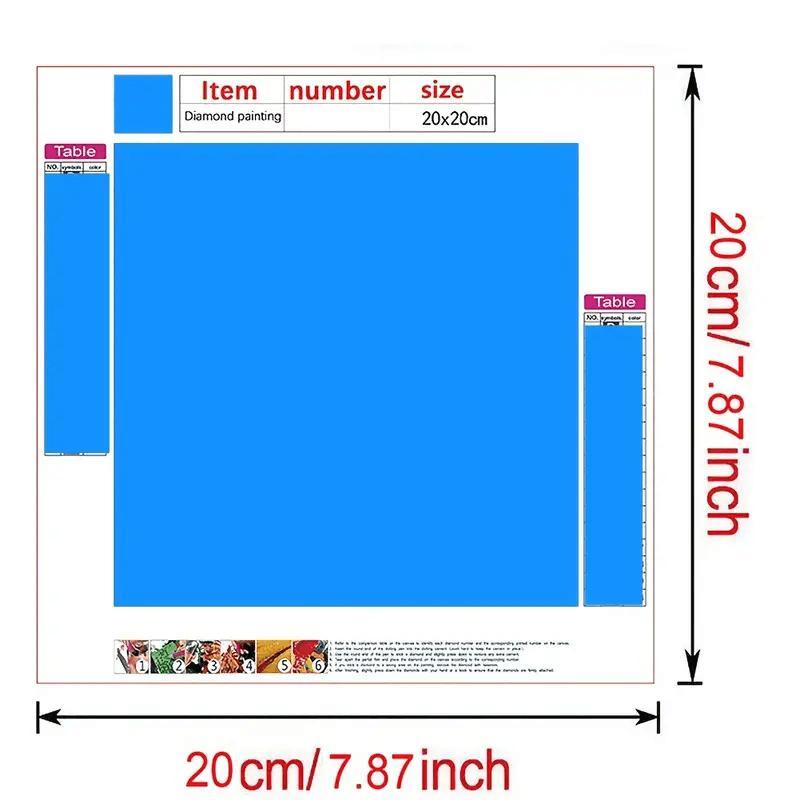 DIY 5D Diamond Arts Colorful Painting Kit without Frame, Cartoon Characters Pattern Diamond Arts Crafts Kit, Wall Art Decorations for Home