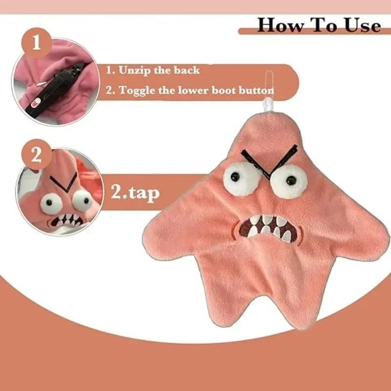 Viral Moving Patrick Star Plush (Don’t Touch Me Patrick) | Fidget Toy, Christmas Gift, Holidays Gift, Gift For Him, SpongeBob Toy, Toys for Kids toys for stress relieve kid birthday