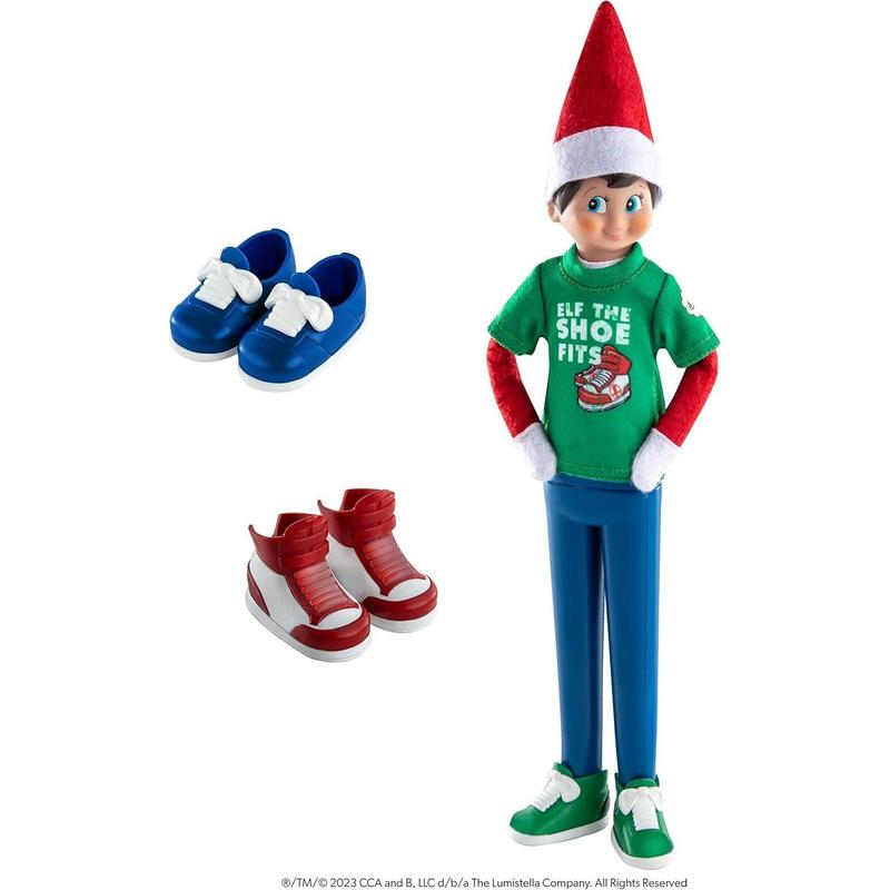 The Elf on the Shelf MagiFreez® Cool Kicks Sneaker Trio-Mix and Match Sneaker Accessory Pack for Your Scout Elf