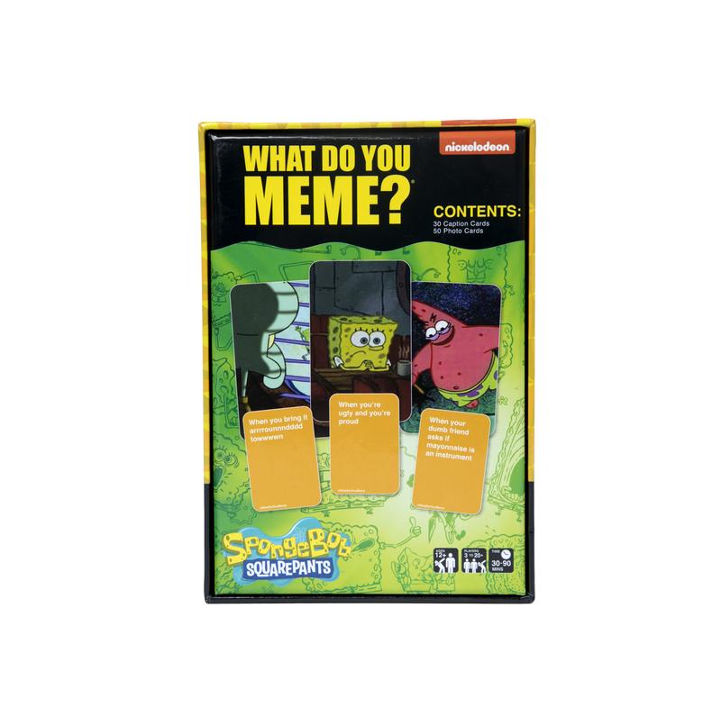 What Do You Meme? Spongebob Squarepants Expansion Pack - Family Card Games for Kids and Adults