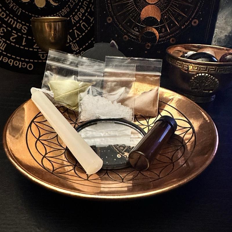 DIY Manifestation Spell Jar Kit | Intention Kit Spell Jar Ritual Kits | Spell Kit | DIY | Witchcraft Kit | Spell Bottle Kit | Love Spell Kit | Protection | Abundance | Prosperity | Witch Kits | Witchy Gift | Spell Kit | Banishing | Gift Set