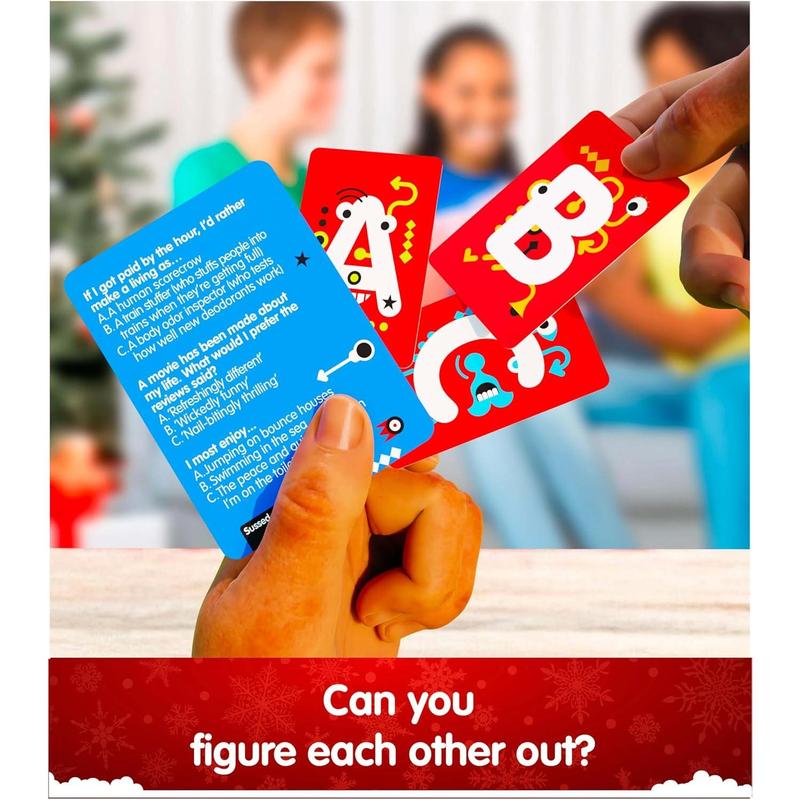 SUSSED The Wacky ‘What Would I Do?’ Card Game - Stocking Stuffer for Teens, Boys, Girls - Social Fun for Kids Ages 10+ & Adults - Great Conversation Starter