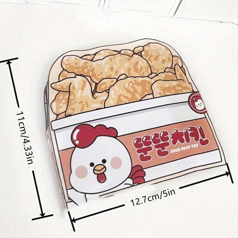 Fried Chicken Design DIY Scrapbooking Book, Fun Scrapbooking Handicraft for Teens, Creative Birthday Gifts for Friends