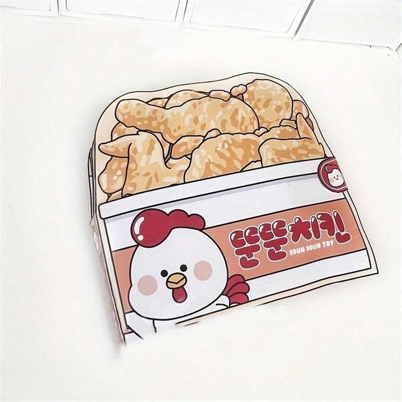 Fried Chicken Design DIY Scrapbooking Book, Fun Scrapbooking Handicraft for Teens, Creative Birthday Gifts for Friends