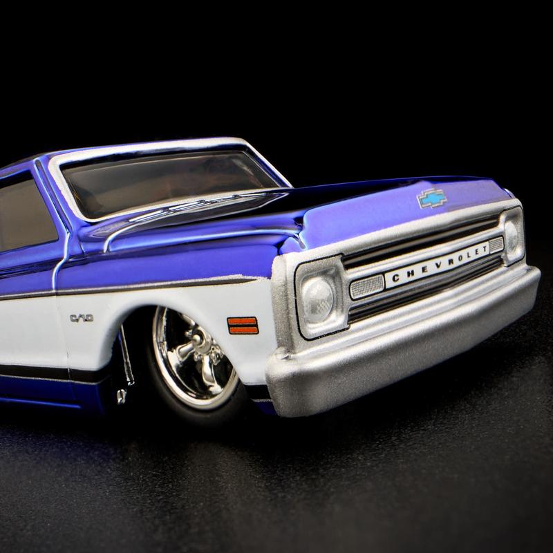 Hot Wheels 2024 RLC 1969 Chevy C10 - 1:64 Scale Diecast Truck with Adjustable Suspension