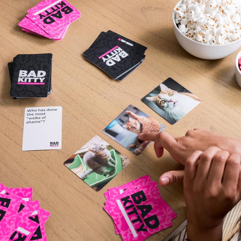 BAD KITTY Party Game + After Dark Expansion Set - The Ultimate Meme Game with Cats - The Cats Against Humans Card Game for Friends, Family, Fun Parties and Board Games Night with Your Group