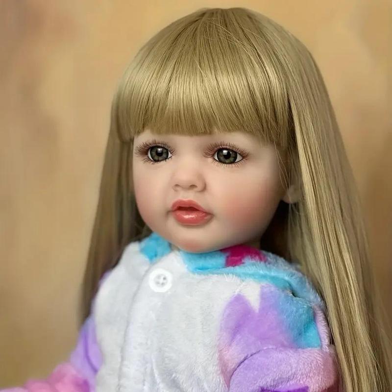 22 Inch 55cm Reborn Doll Toy, Life-like Girl Doll, Cute Girl Doll, Pretend Play Toy, Reborn Dolls, Stocking Fillers Gift, Christmas Gifts, Christmas Gift