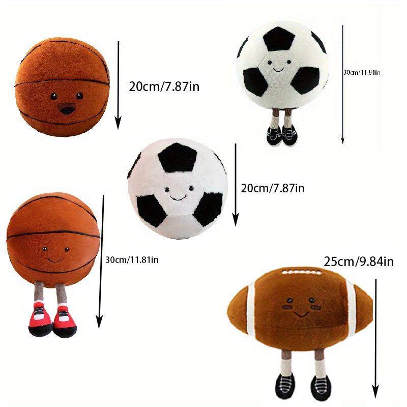 9inch Stuffed Sports Balls Toy Creative Football Doll Fun Cute Plush Doll Toy Plush Stuffed Spherical Soft Toys Sports Throw Pillow CushionKids Gift bubble stuffedanimal