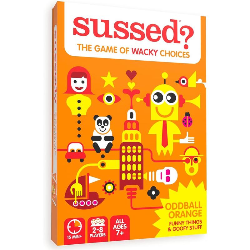 SUSSED The Wacky ‘What Would I Do?’ Card Game - Stocking Stuffer for Teens, Boys, Girls - Social Fun for Kids Ages 10+ & Adults - Great Conversation Starter