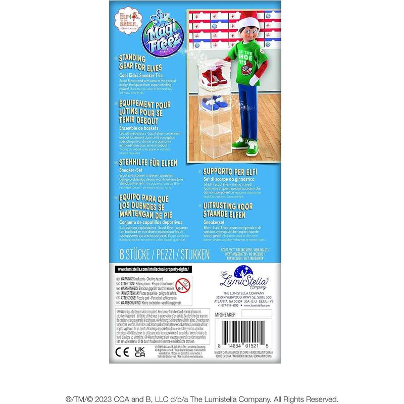 The Elf on the Shelf MagiFreez® Cool Kicks Sneaker Trio-Mix and Match Sneaker Accessory Pack for Your Scout Elf