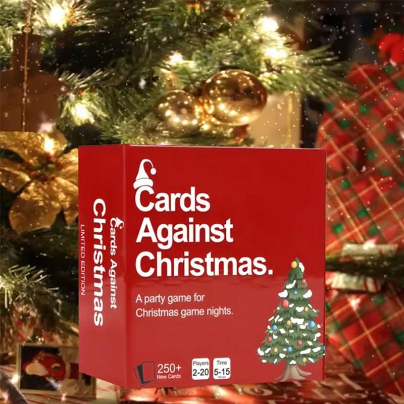 Cards Against Christmas (1 Set),Game for Christmas Nights, A Party Cards Game for Christmas Game Night,Conversation Card Games for Adults Parties,  A Fun Family Christmas Game