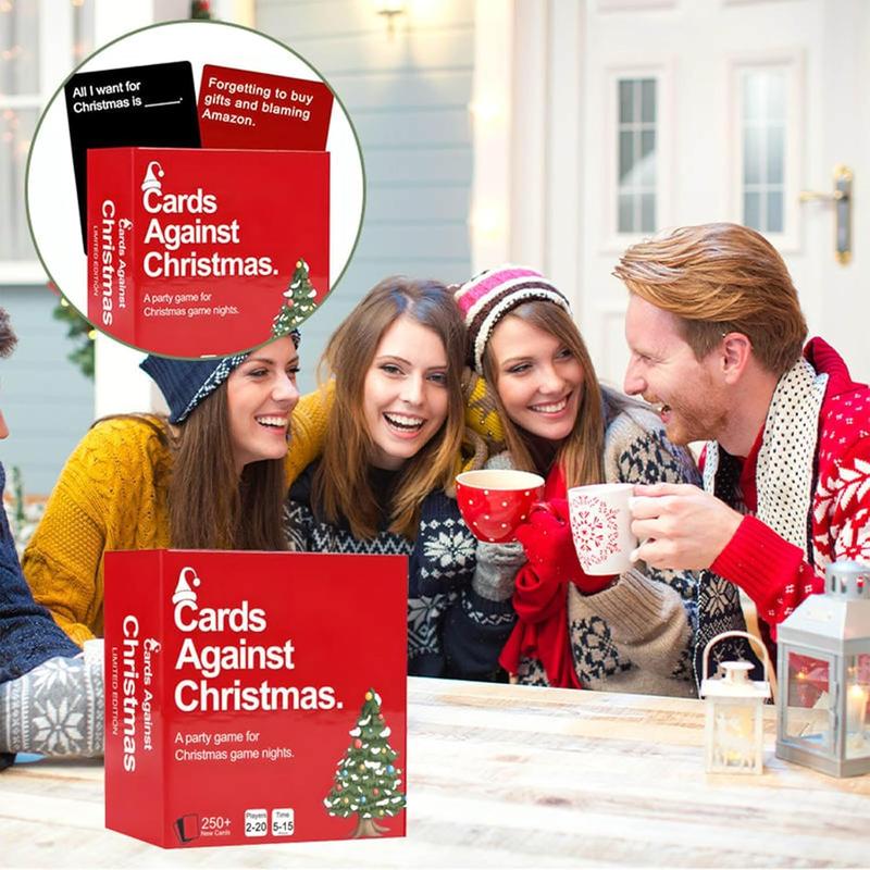 Cards Against Christmas (1 Set),Game for Christmas Nights, A Party Cards Game for Christmas Game Night,Conversation Card Games for Adults Parties,  A Fun Family Christmas Game