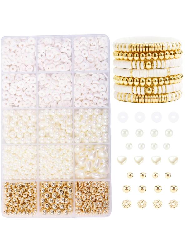 Beads for Bracelet Making, 15 24 Grids Beads for Necklace & Bracelet Making, DIY Jewelry Accessories for Girls & Women