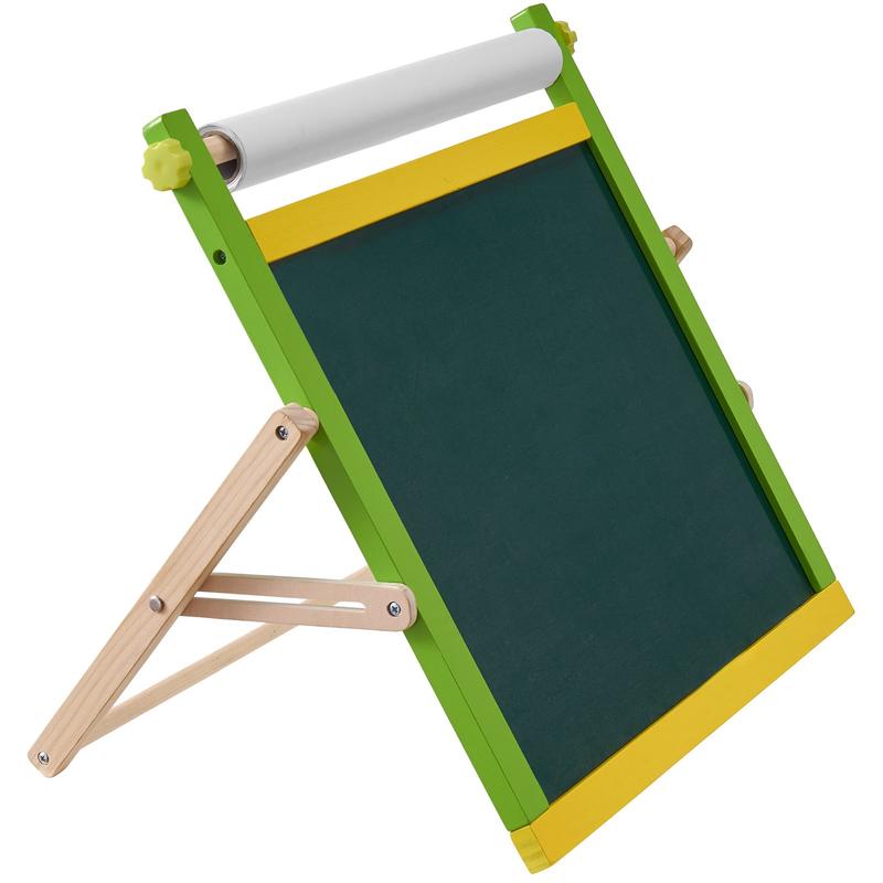 VEVOR 3-in-1 Tabletop Kids Art Easel Double-Sided Magnetic Whiteboard Chalkboard  Christmas gift