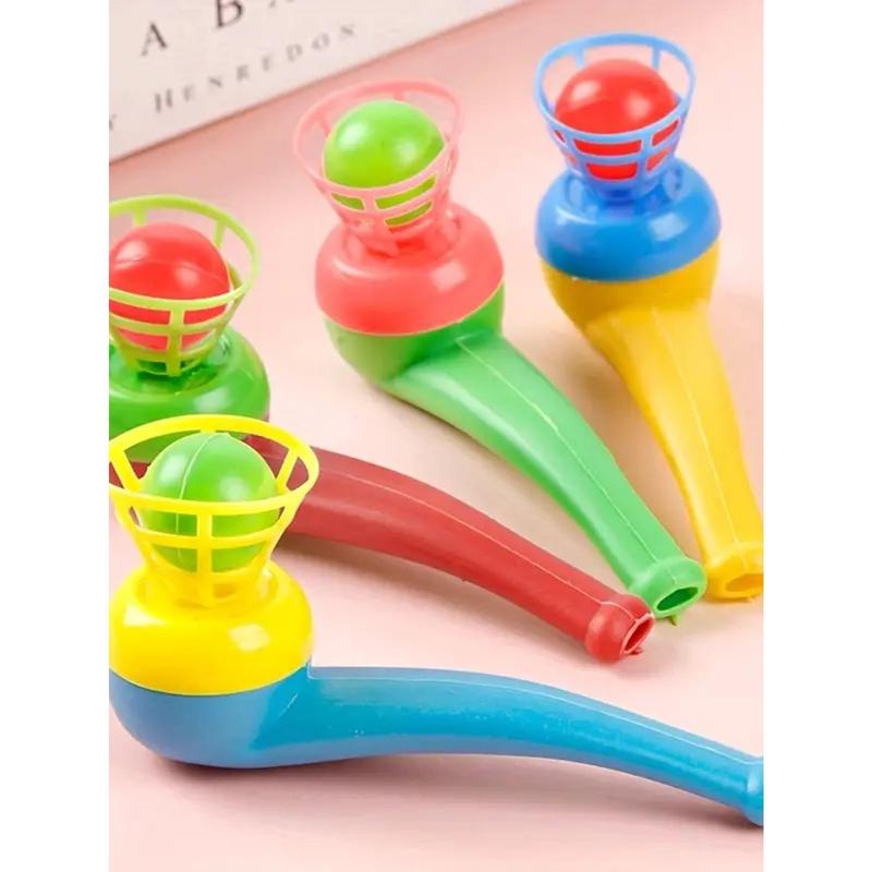 8pcs set Random Plastic Toy, Creative Suspended Blowing Ball for Party Christmas Gift