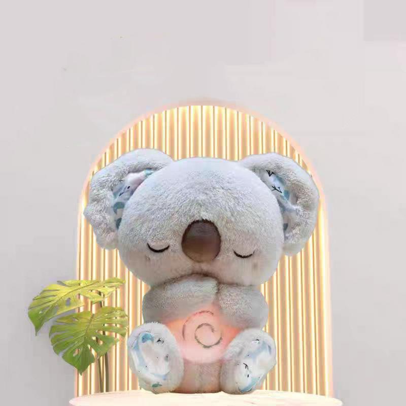 Breathing Koala Plush | My Koala Plush Good night, breathing and glowing sweet and soothing veil, a gift for girls or boys