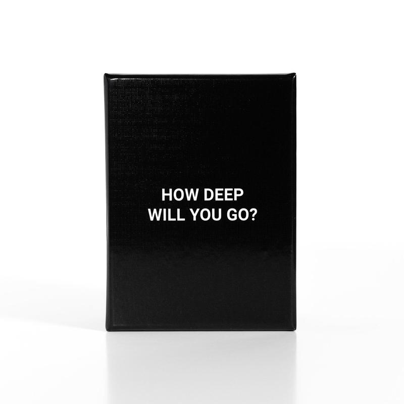 HOW DEEP WILL YOU GO? Original - Deep Question Card Game For Deeper Connections With Anyone