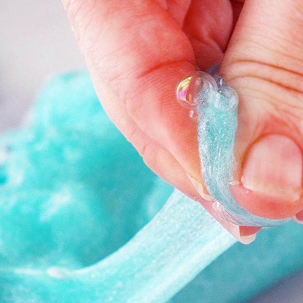 Baby Penguin Iceberg Slime - Jelly Cube Slime - Sea Dragon Slimes Shop - stress reducing, sensory regulation, slime therapy