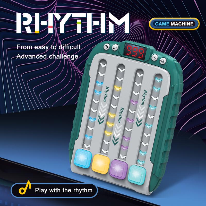 Rhythm master game machine, light music dance speed push machine, stress reliever, educational toys desk toy pop  its