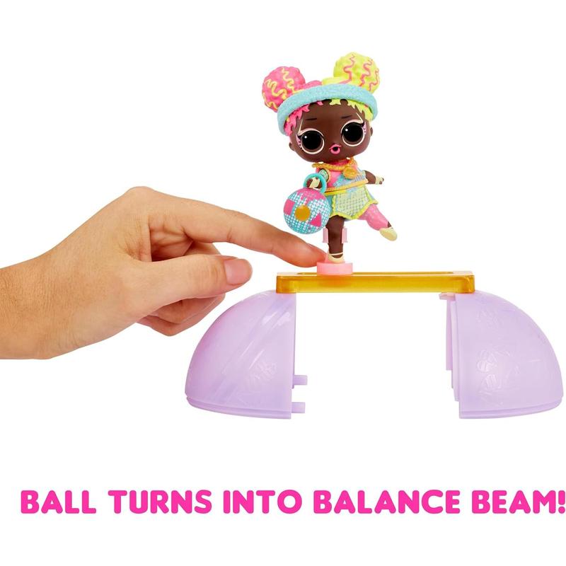 LOL Surprise All Star Sports Gymnastics with Collectible Doll, 8 Surprises, Gymnastics Theme, Balance Beam Ball, Sports Doll, Great Gift, Limited Edition Doll