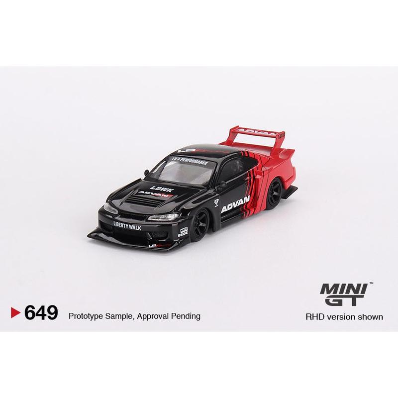 MiniGT 1:64 Nissan LB-Super Silhouette S15 SILVIA ADVAN – MiJo Exclusive #649