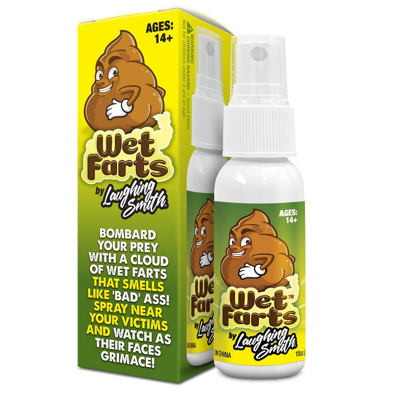 Laughing Smith - Wet Farts - Potent Stink Spray - Extra Strong Stink - Hilarious Gag Gifts & Pranks for Adults or Kids - Prank Stink Stuff - Non Toxic - Smells Like Really 'Bad' Gas