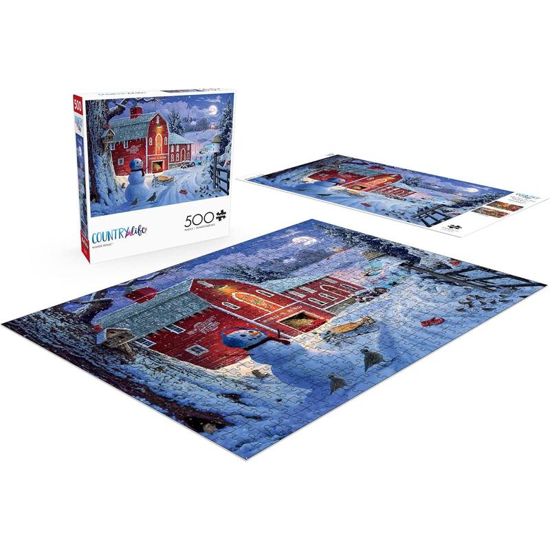 500 Perfect Puzzles for Adult Puzzle Challenge Game Night - Completed puzzle sizes of 21.25 x 15.00