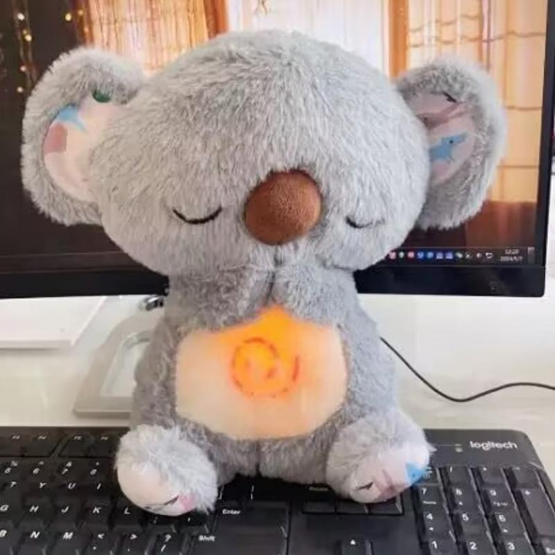 Breathing Koala Plush | My Koala Plush Good night, breathing and glowing sweet and soothing veil, a gift for girls or boys