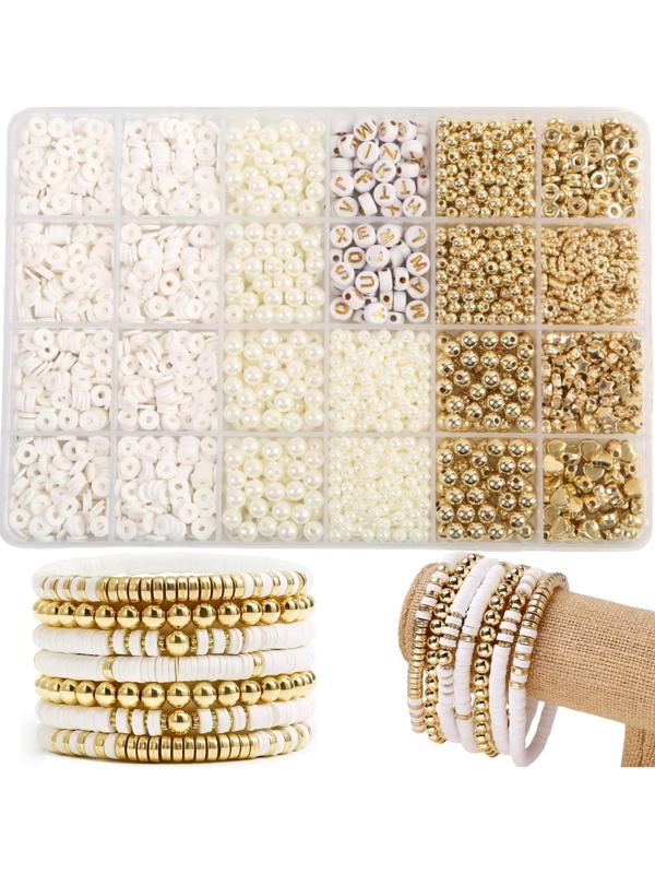 Beads for Bracelet Making, 15 24 Grids Beads for Necklace & Bracelet Making, DIY Jewelry Accessories for Girls & Women