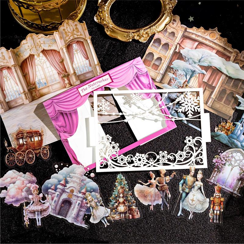 Vintage Dance Teenager Pattern Scrapbooking Paper, 15pcs pack Scrapbooking & Stamping Paper, DIY Decorative Paper