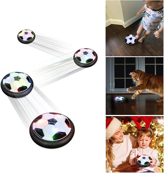 Kids Toys LED Hover Football,Gifts for Boys Girls 3 4 5 6 7 8 12 Year Old Toys,Air Power Soccer Ball Indoor Outdoor Game