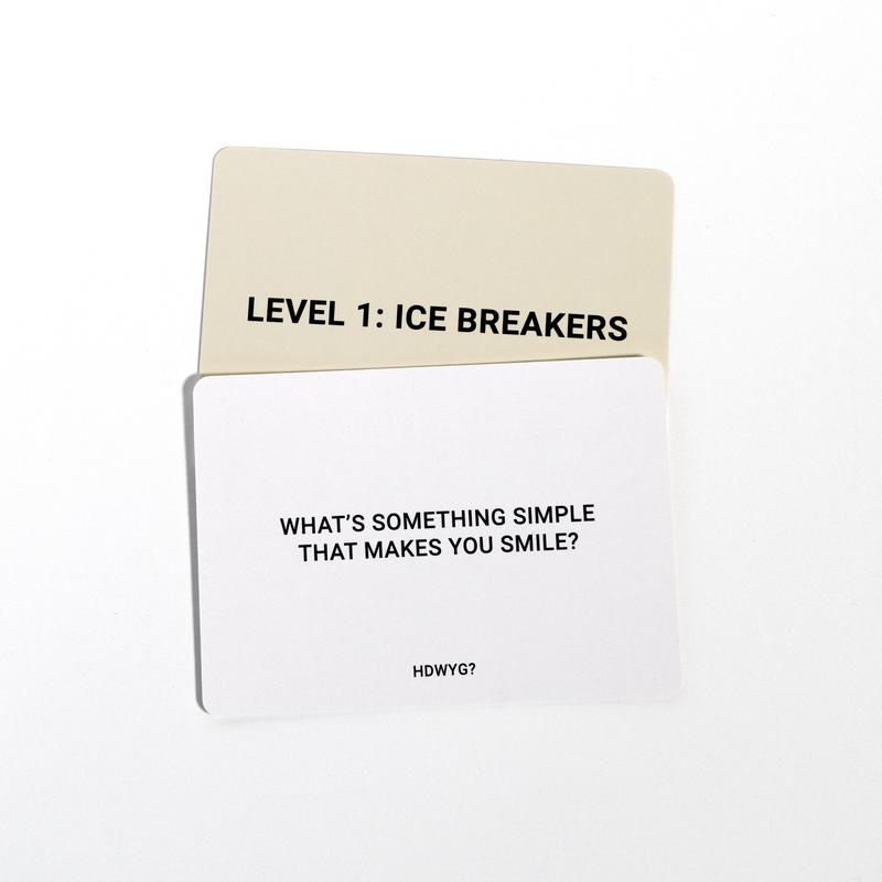 HOW DEEP WILL YOU GO? Original - Deep Question Card Game For Deeper Connections With Anyone