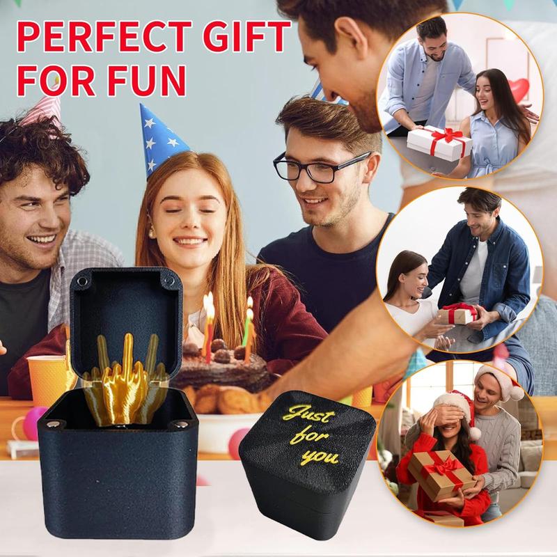 Finger in a Box, Finger Surprise Gift Box, Gag Gifts, White Elephont Gifts, Funny Joke Prank Gag Quirky Gifts for Guys Adults Men