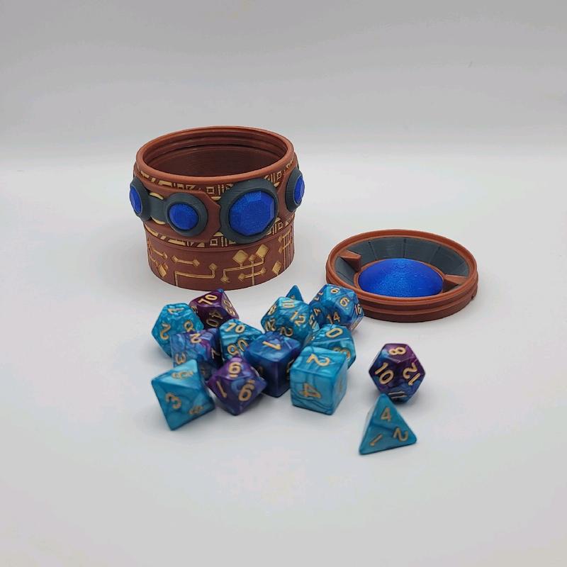 Artificer Dice Box - Dungeons and Dragons Themed Holder - Tabletop Accessories