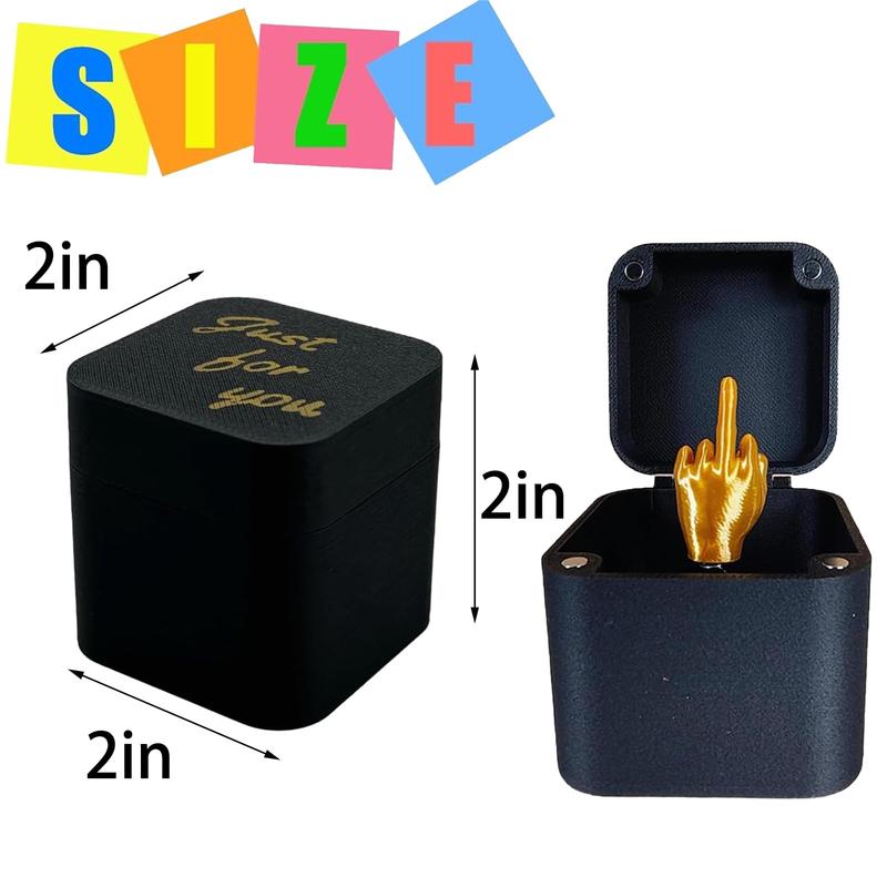 Finger in a Box, Finger Surprise Gift Box, Gag Gifts, White Elephont Gifts, Funny Joke Prank Gag Quirky Gifts for Guys Adults Men